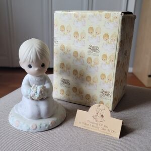 PRECIOUS MOMENTS 1989 'Thinking of You is What I Like to Do' (Trumpet Stamp)